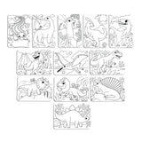 Undercover Art Hidden Pattern Coloring Activity Art Cards - Dino Tales - 12 Cards