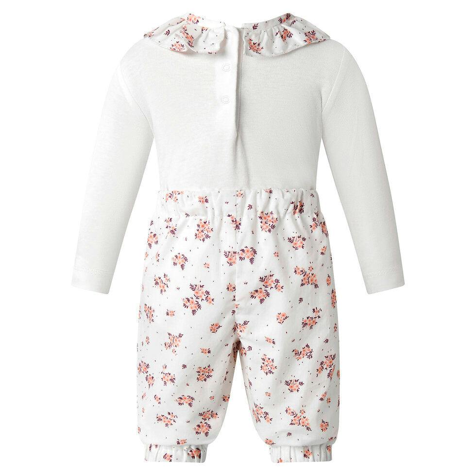 Floral Collar Body and Trousers Set