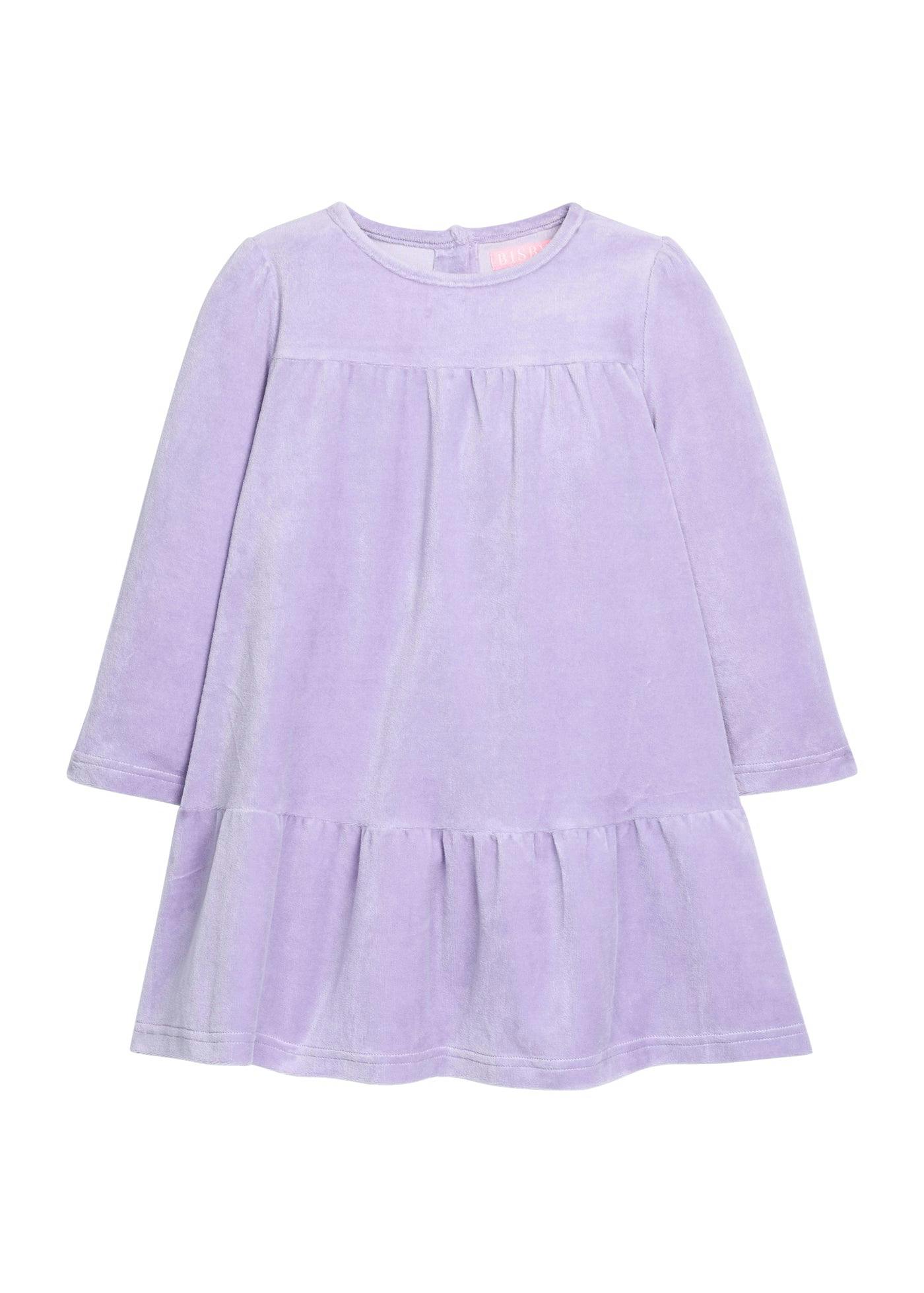 Lisle Dress - Lavender Velour
