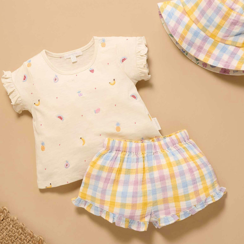 Fruity Set Lila Check