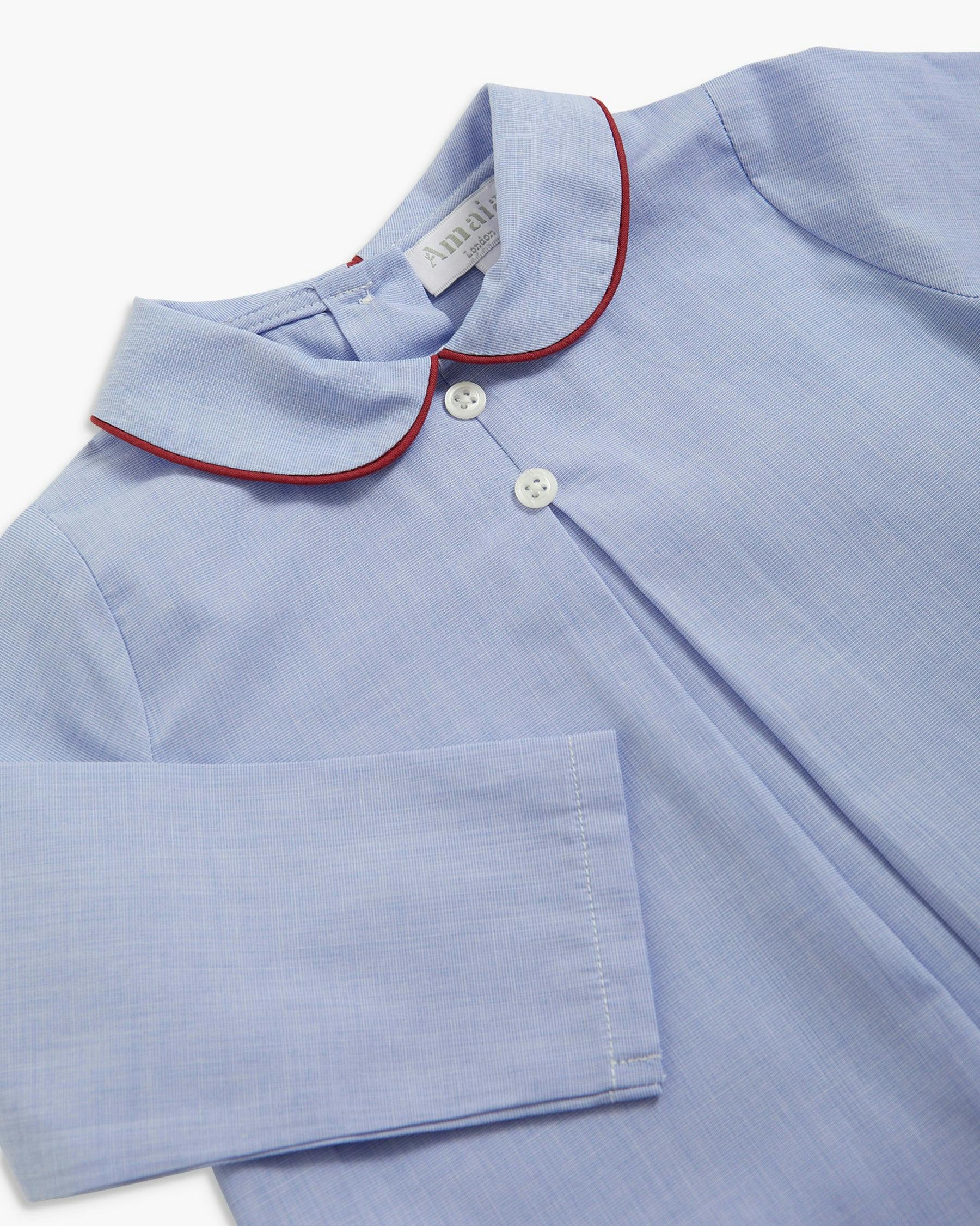 Darius Shirt Sky Blue Fil a Fil