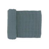 Cotton Muslin Swaddle Blanket - Sea