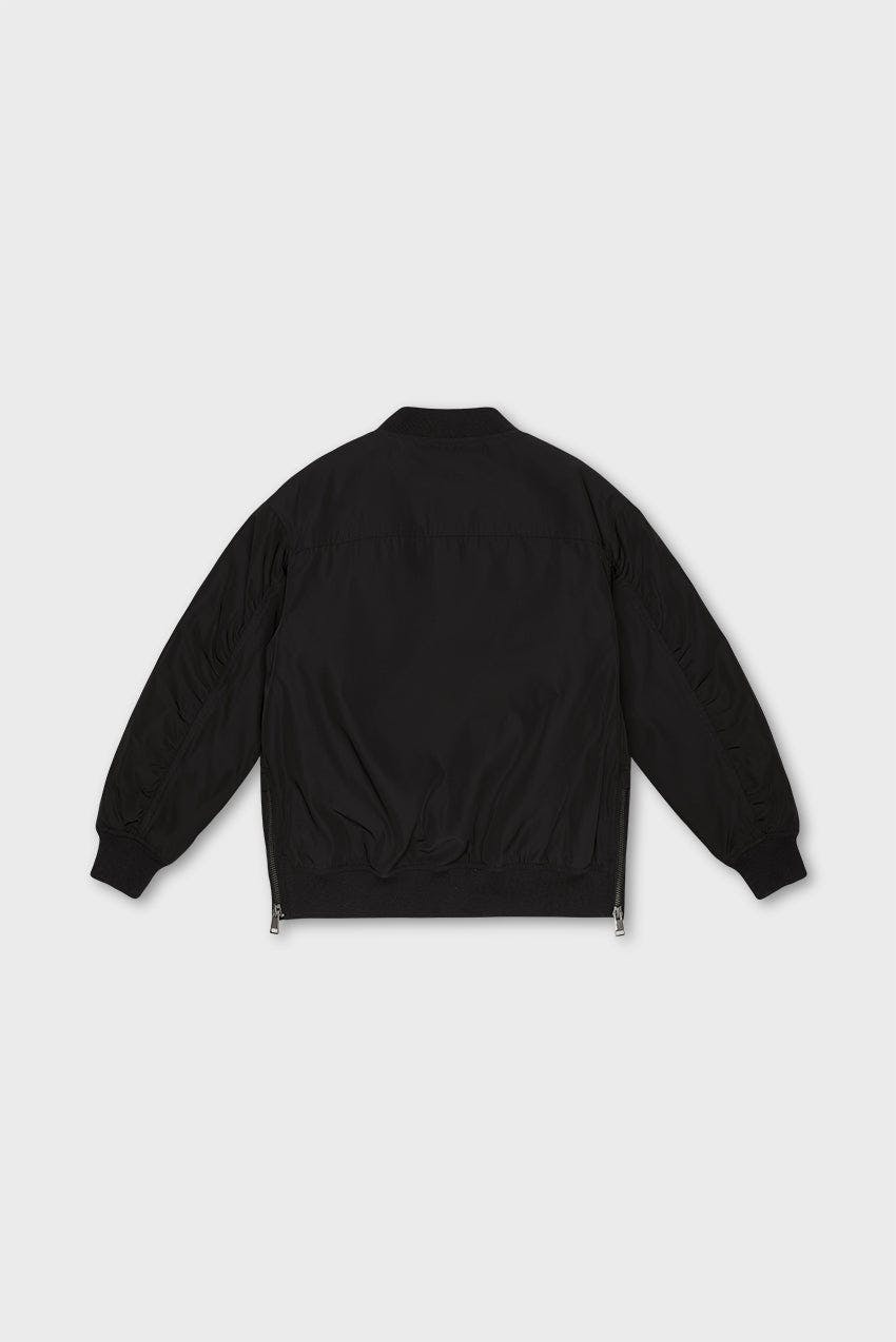 Bomber Jacket With Side Zips