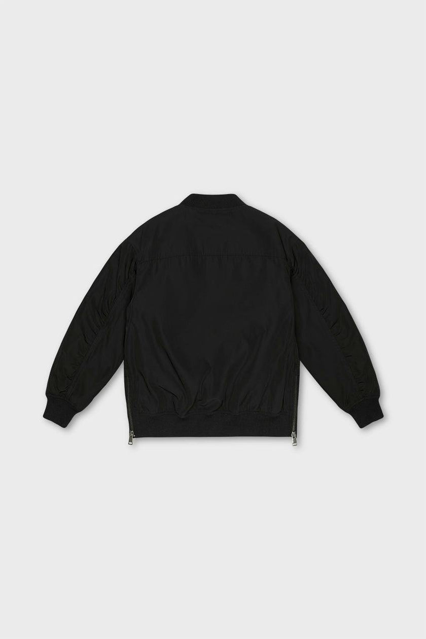 Bomber Jacket With Side Zips
