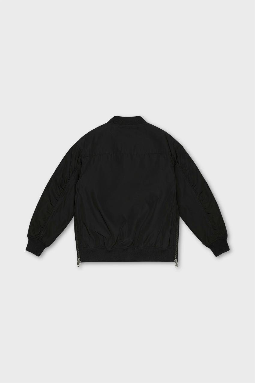 Bomber Jacket With Side Zips