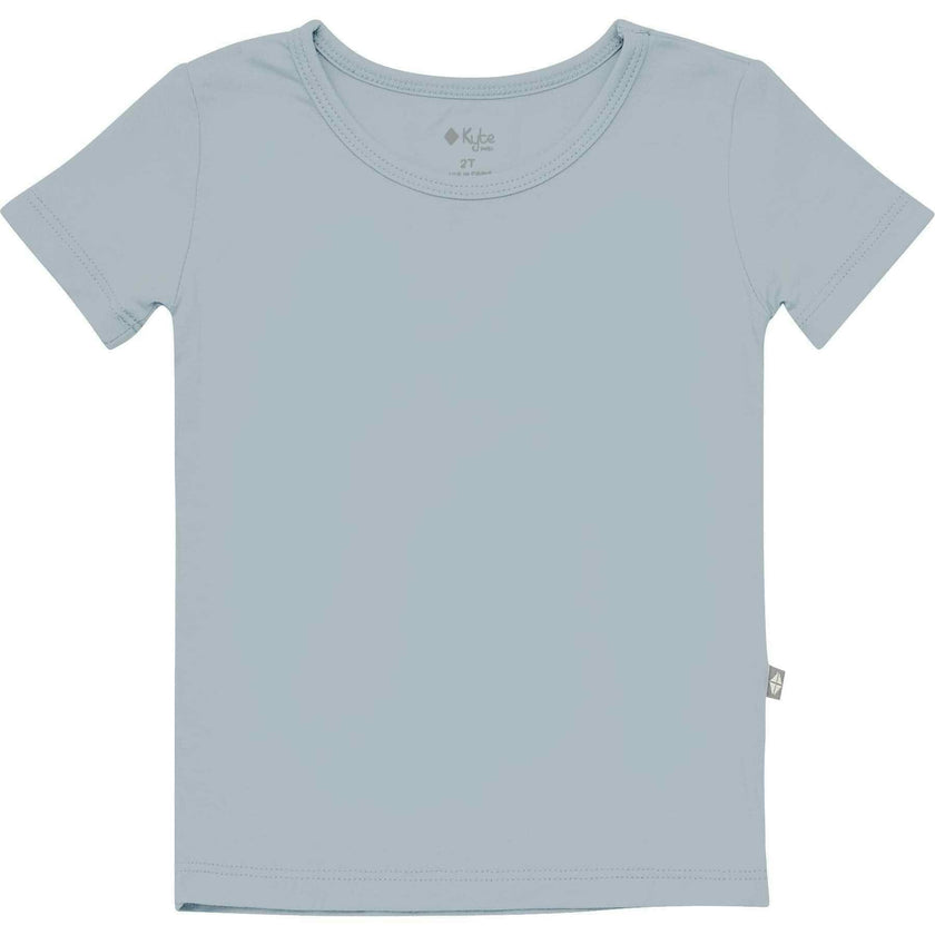 Short Sleeve Toddler Pajama Set, Fog