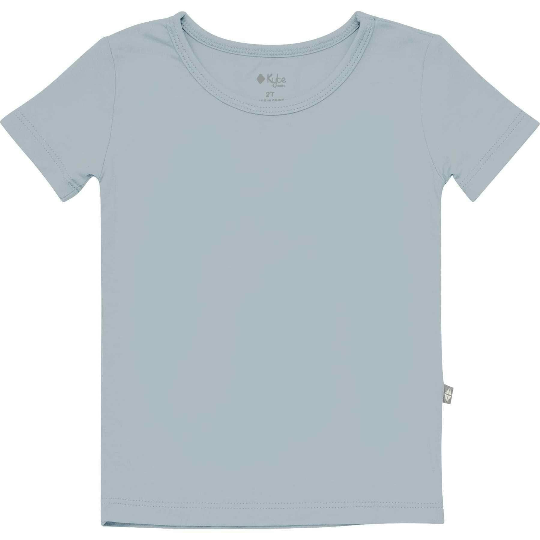 Short Sleeve Toddler Pajama Set, Fog