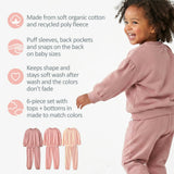 CARI 6-Piece Puff Sleeve Sweatsuit