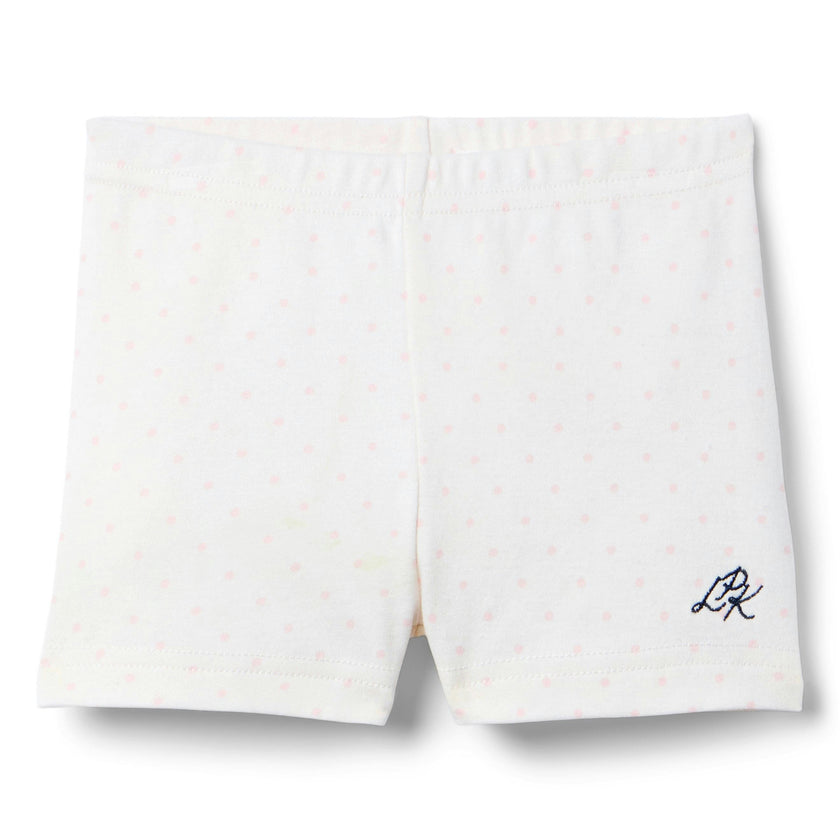 Arden Playground Shorts - Pink Polka Dot Print