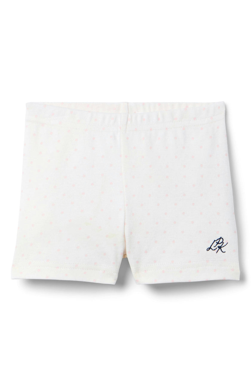 Arden Playground Shorts - Pink Polka Dot Print