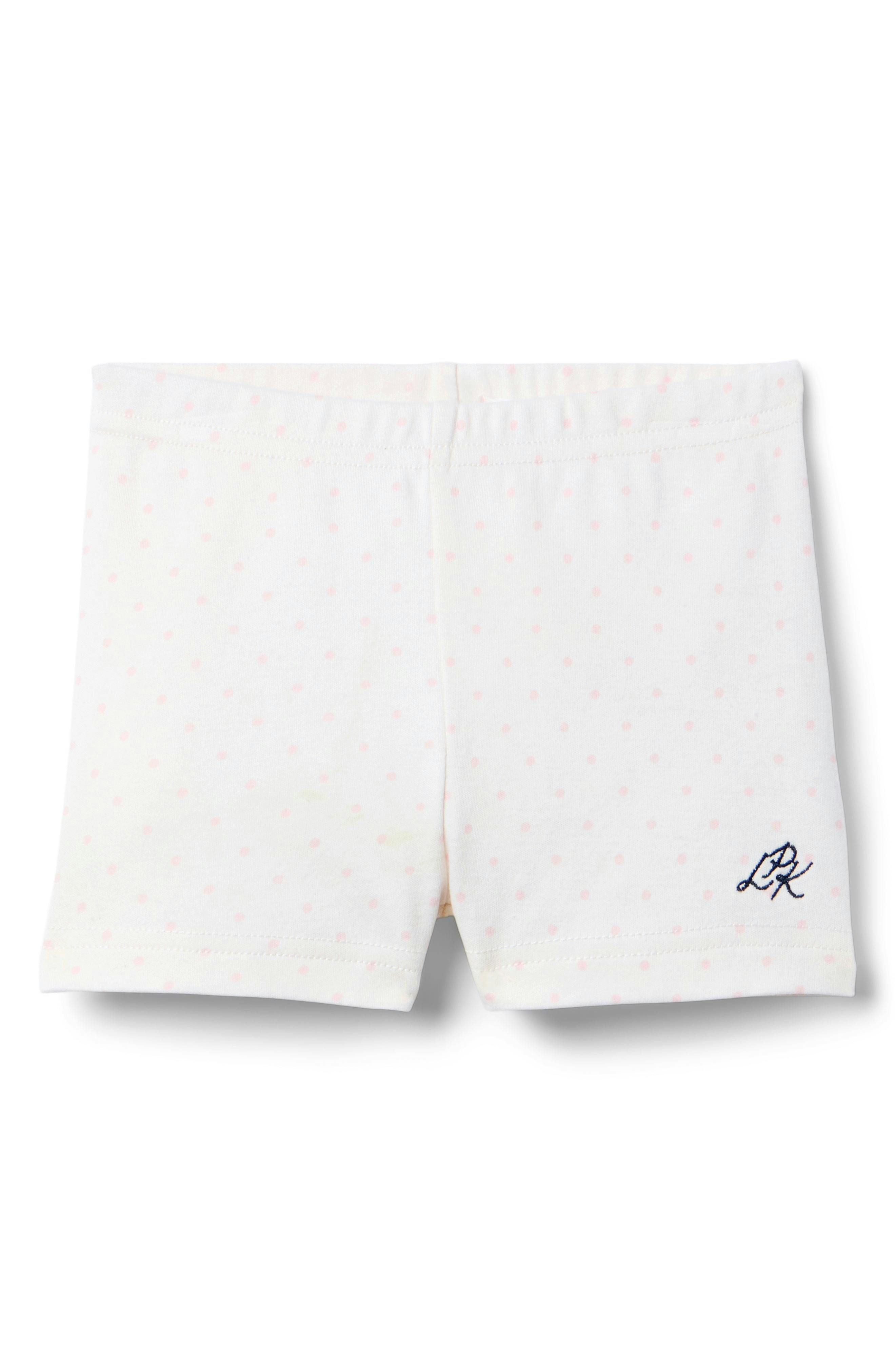 Arden Playground Shorts - Pink Polka Dot Print