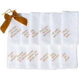 Mixed Messages Dinner Napkins