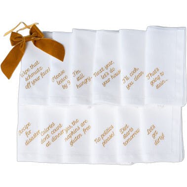 Mixed Messages Dinner Napkins