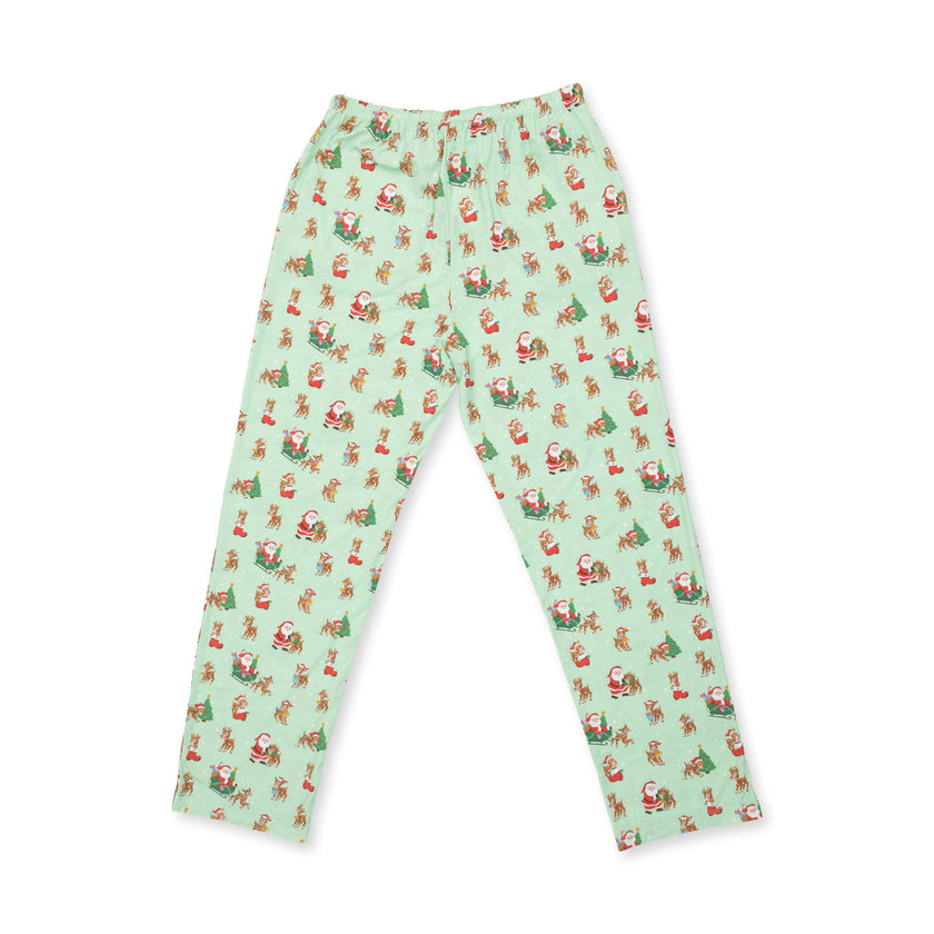Vintage Reindeer & Santa Uni - Adult Loungewear Pant