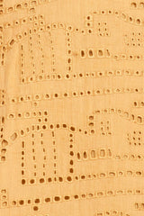 Lanai Popover Dress in Golden Eyelet