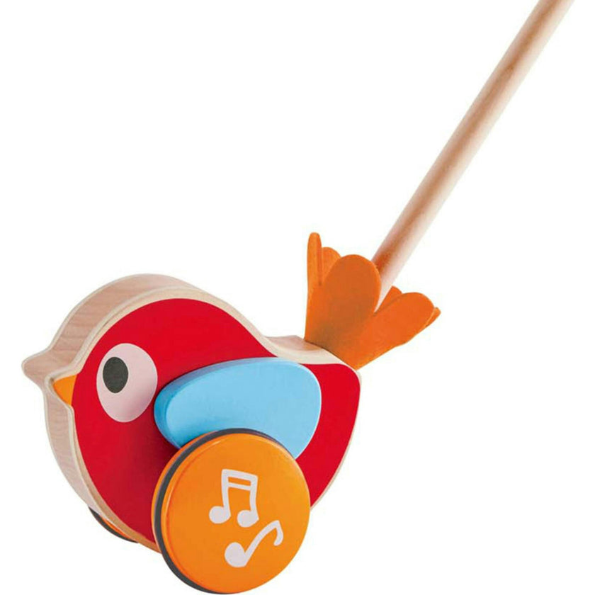Lilly Musical Push-Along Wooden Toddler Toy