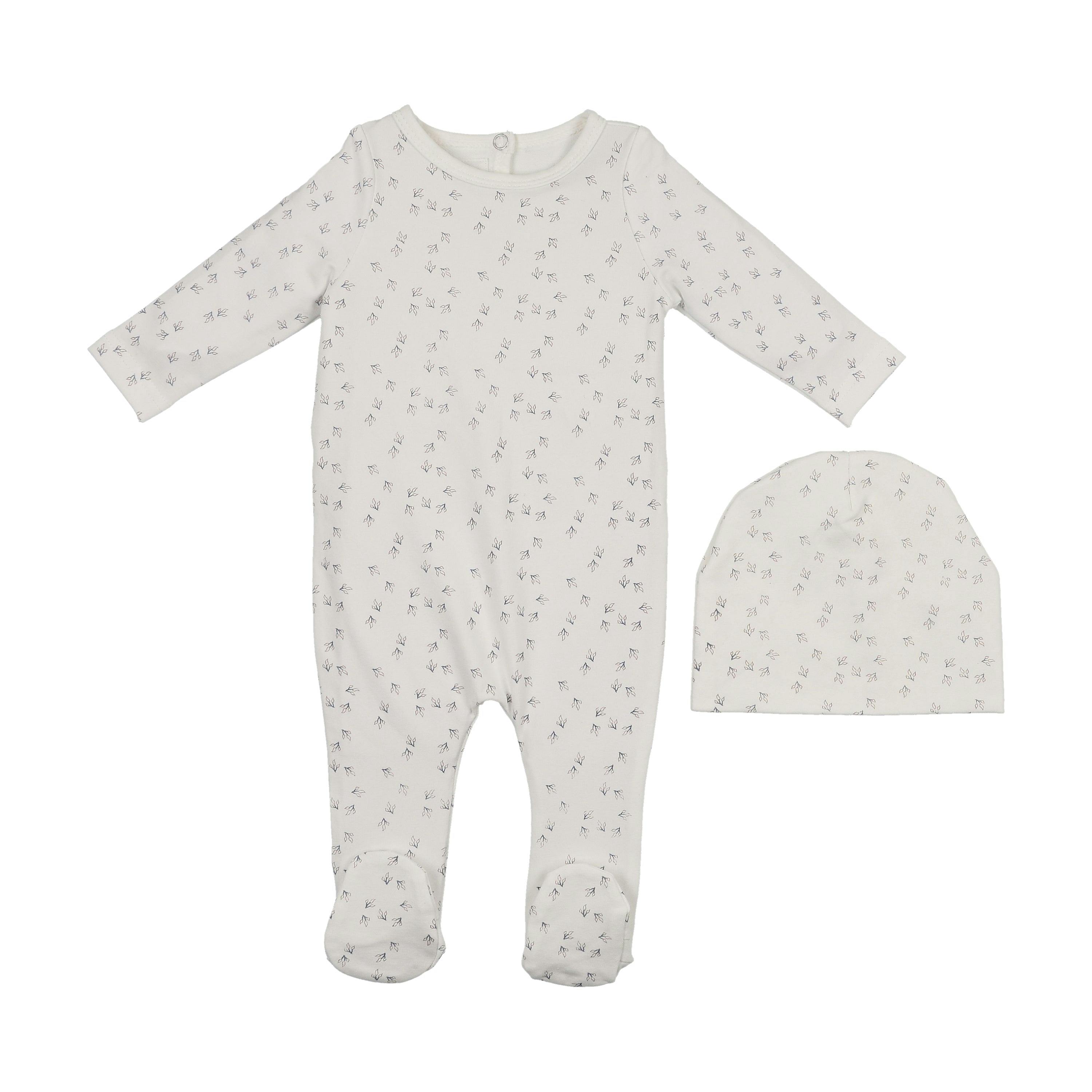 Printed Leaf Footie