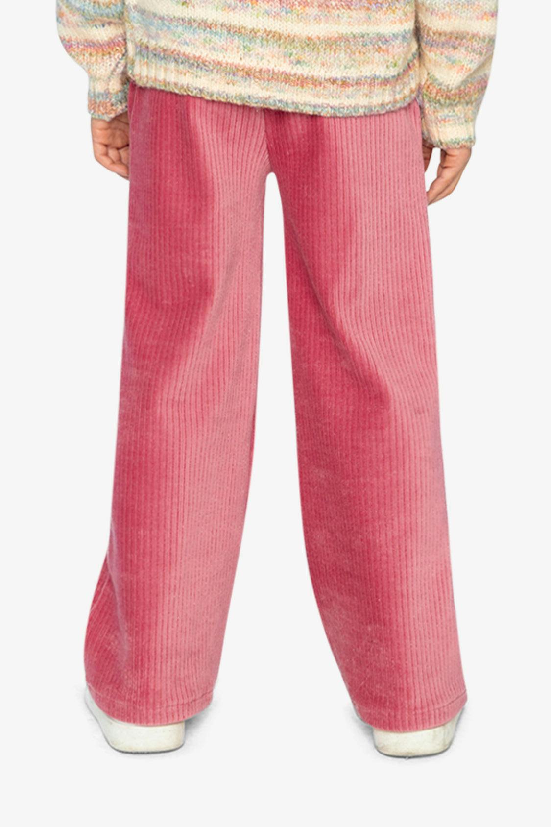 Velour Flare Pants Raspberry Pink