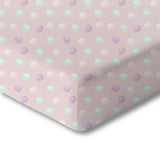 Organic Print Crib Sheet