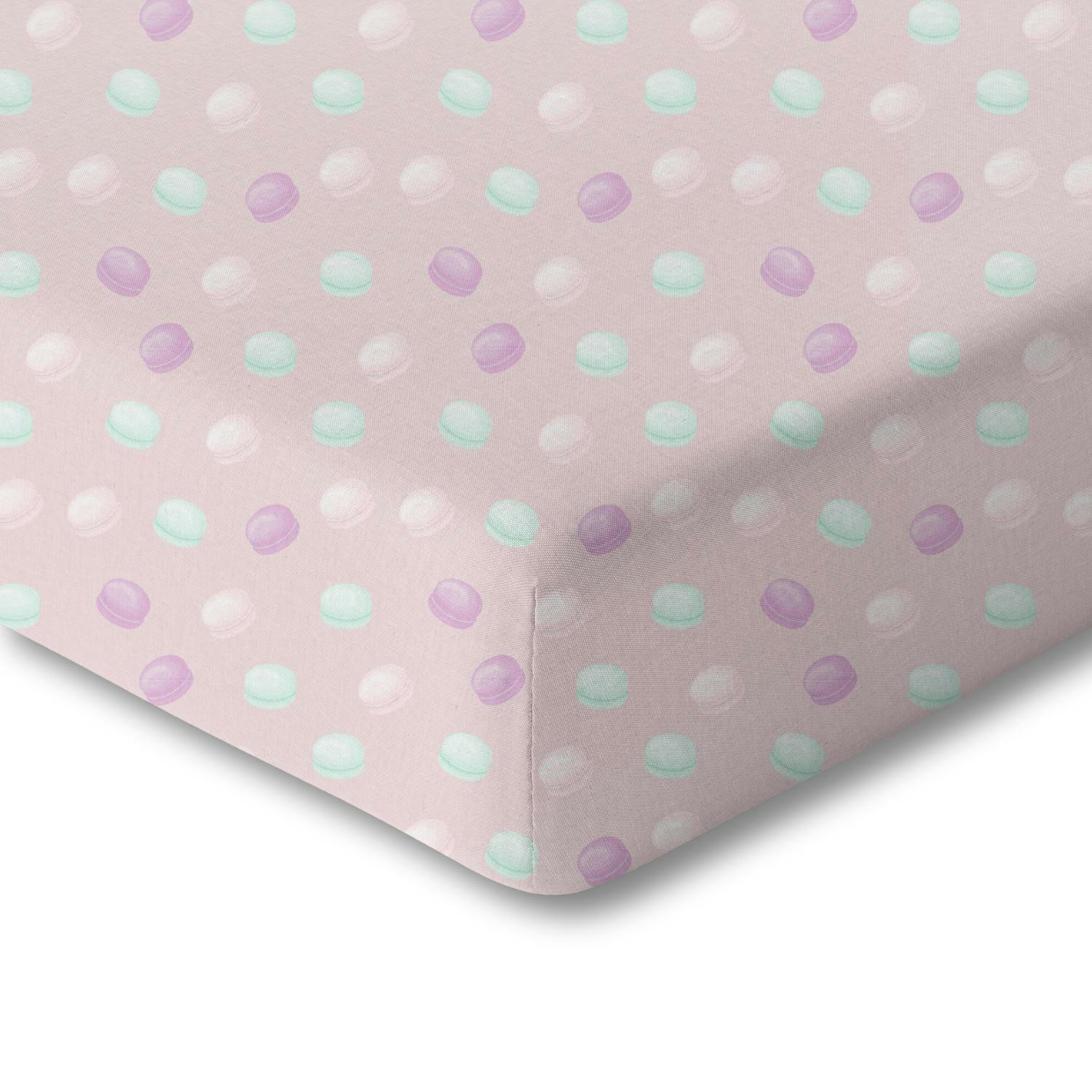 Organic Print Crib Sheet