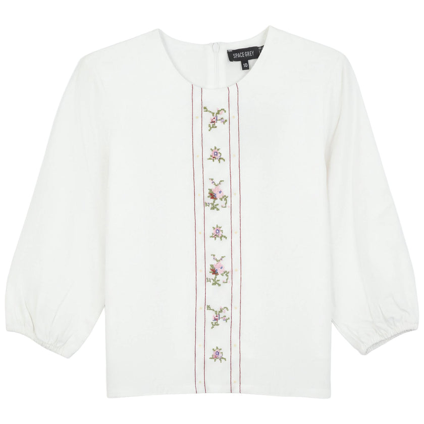 Cotton Embroidered Skirt Set