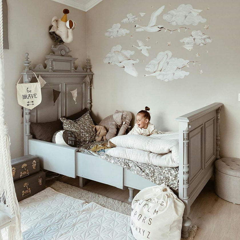 Swans Magic Is Everywhere Wall Decal Set