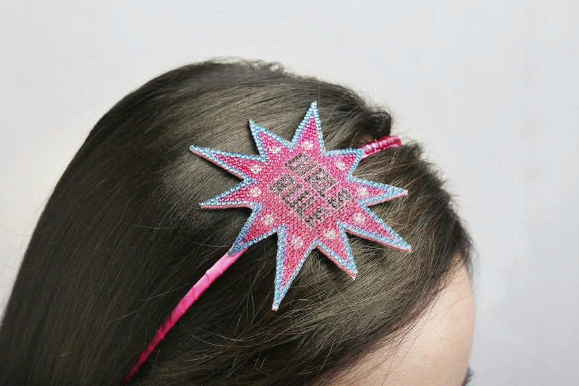 Girls Headband - "Girls Rule"