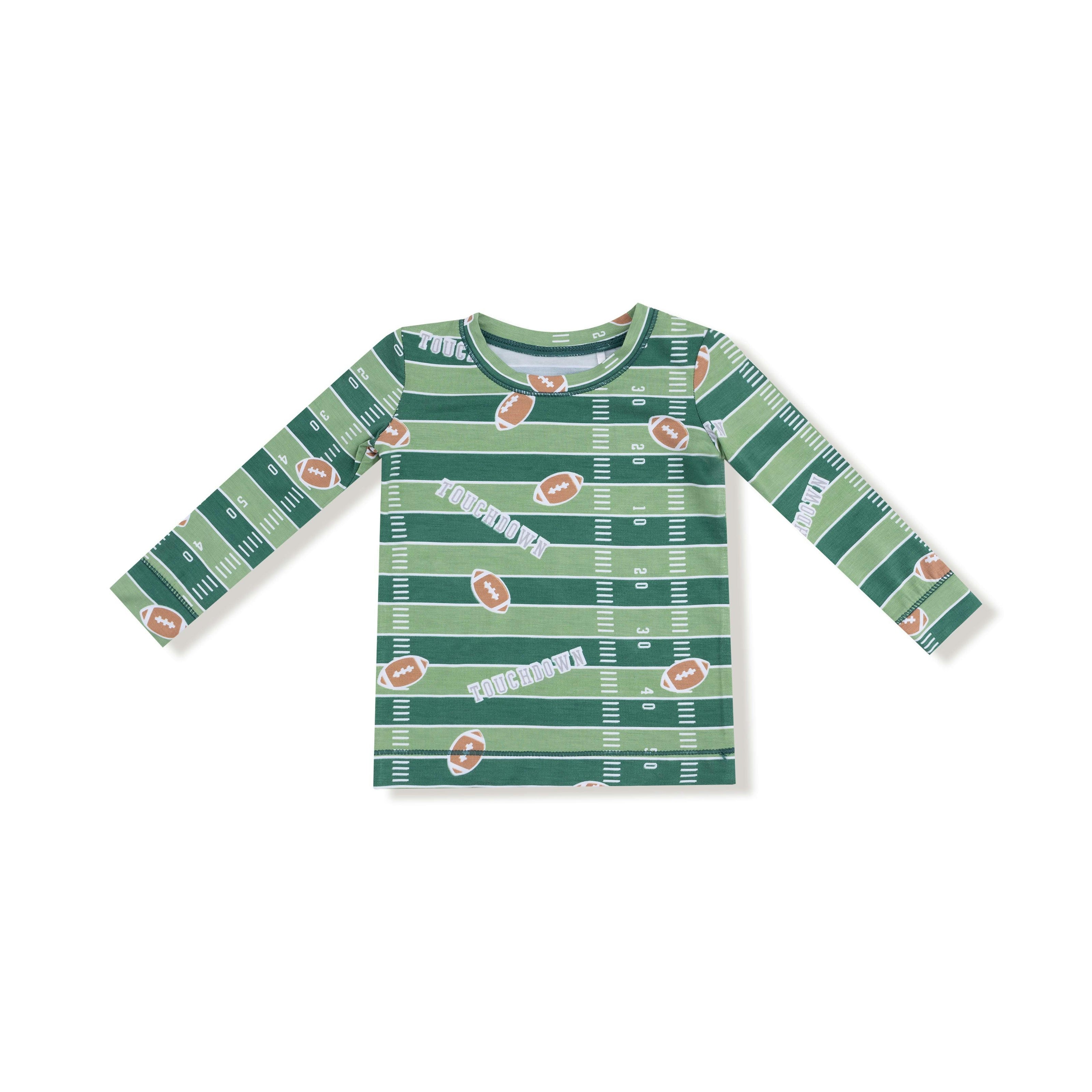 Football Field - Glow in the Dark - Long Sleeve Loungewear Set