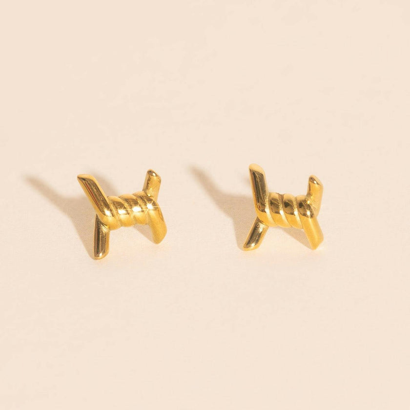 Barbed Wire Stud Earrings