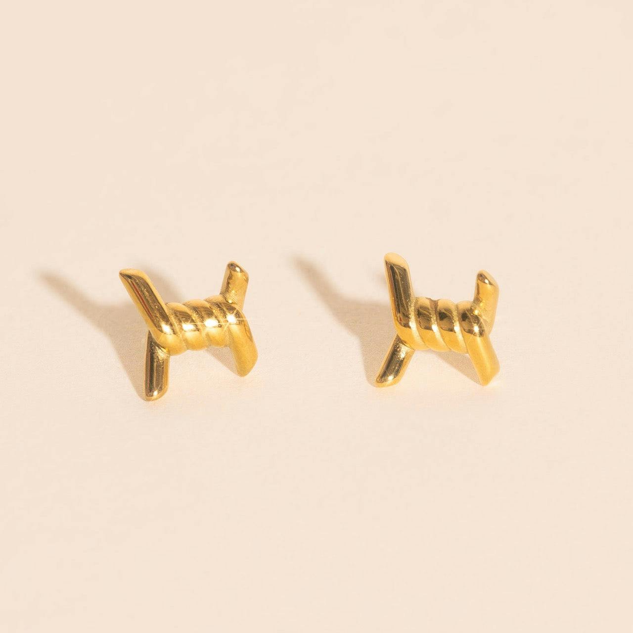 Barbed Wire Stud Earrings