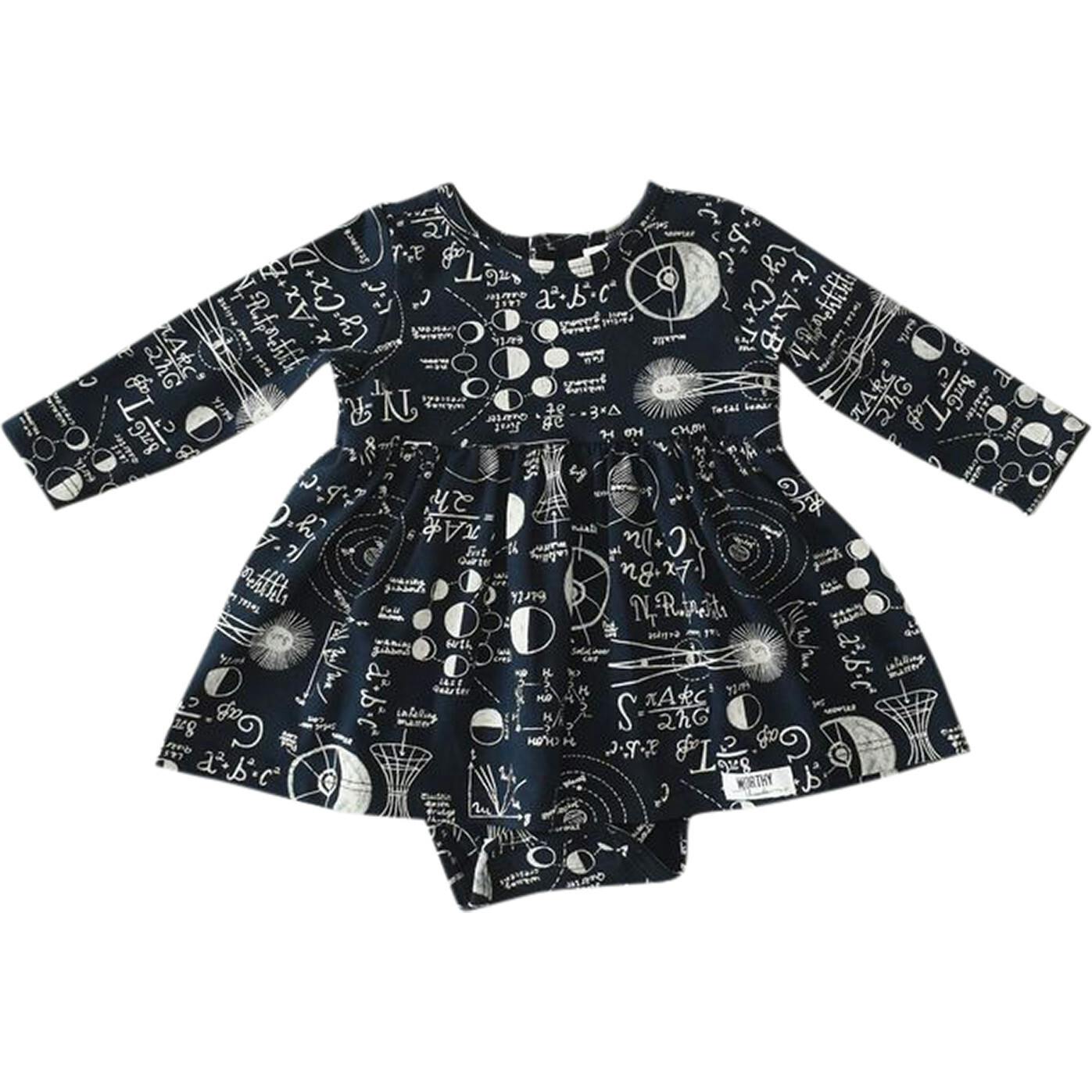 Long Sleeve Bubble Romper In STEM