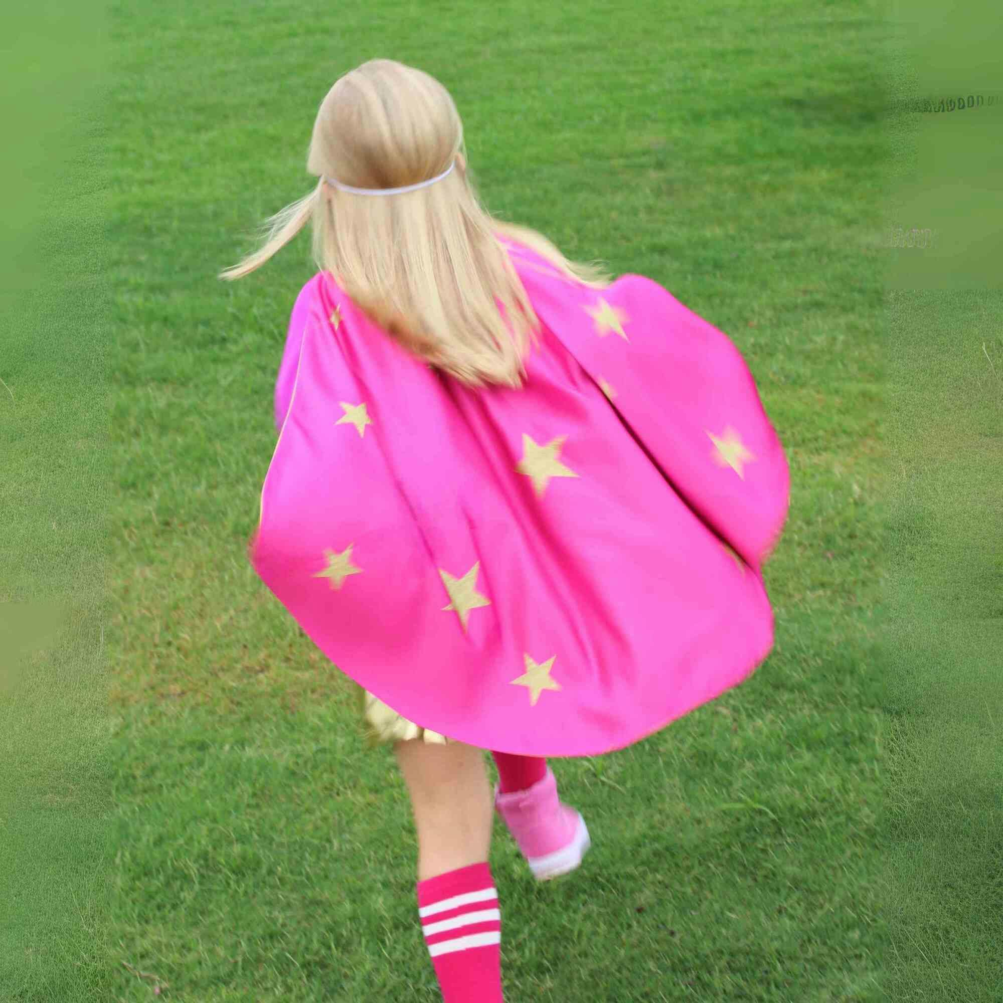 Superhero Star Power Cape Set, Pink