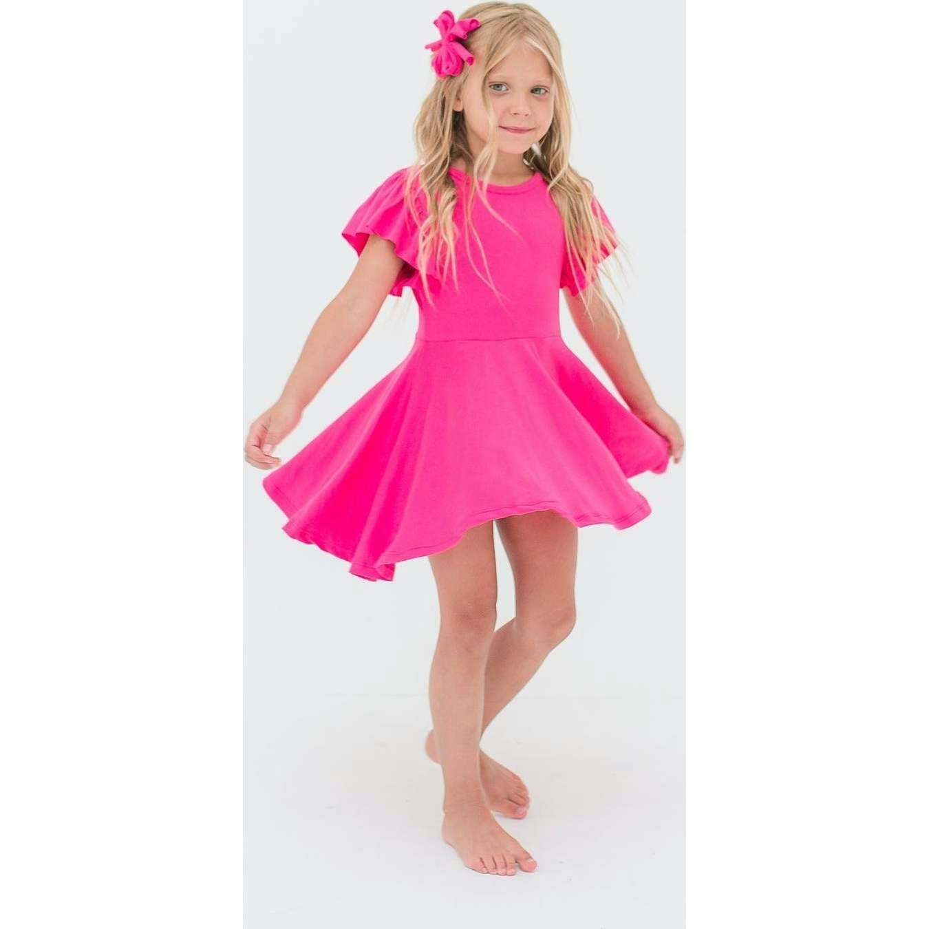 Cap Sleeve Twirl Dress