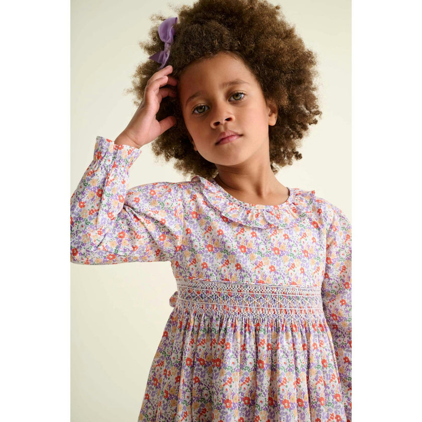 Smocked Girls Dress Coraline