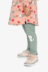 Organic Cotton Leggings Sage Green