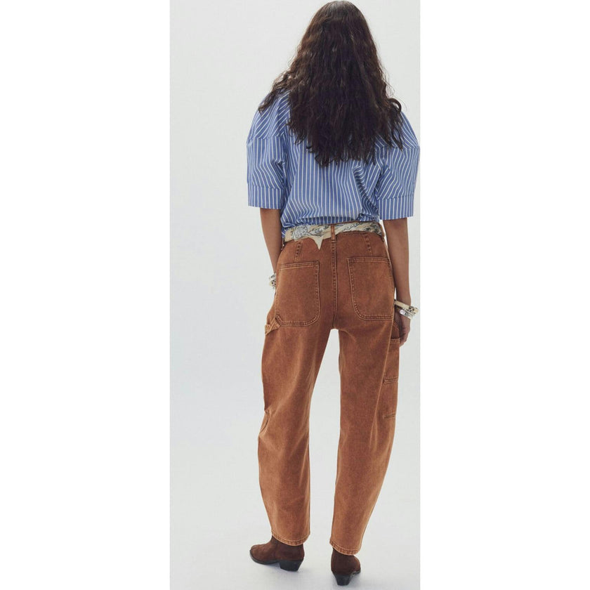 Ambar Denim Pants - Washed Caramel
