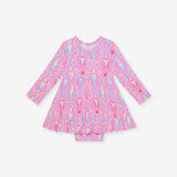 Nutcracker Suite Ruffled Bodysuit Dress