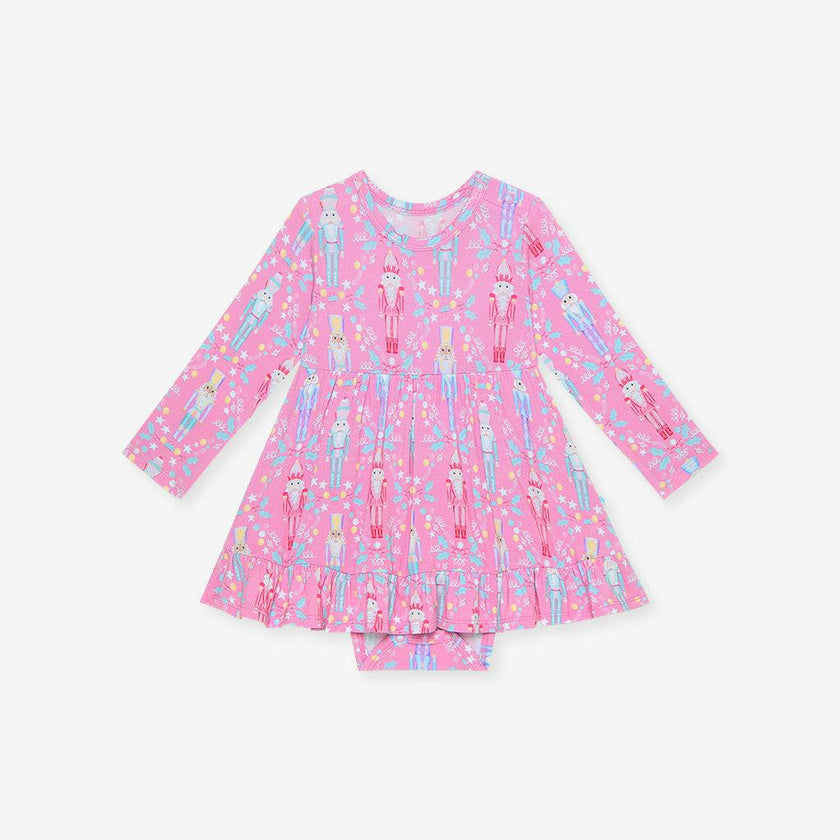Nutcracker Suite Ruffled Bodysuit Dress