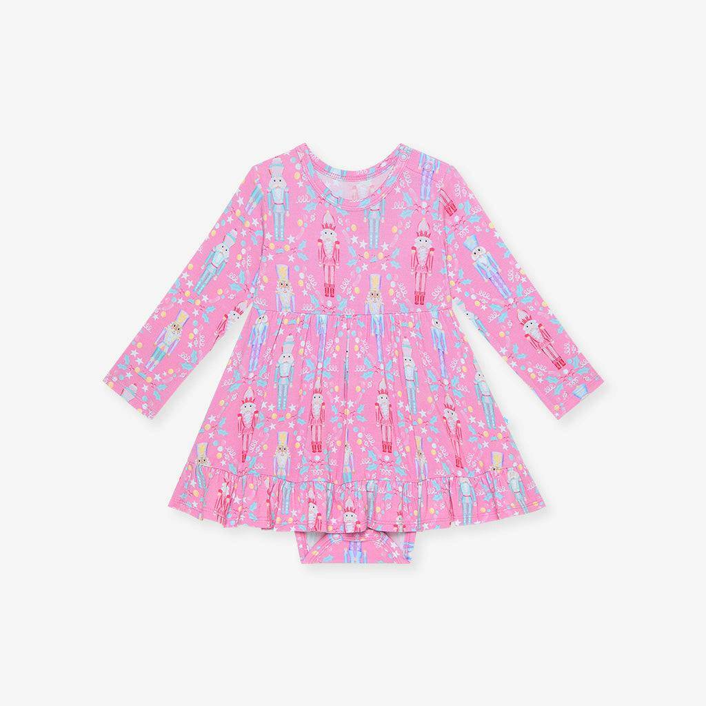 Nutcracker Suite Ruffled Bodysuit Dress