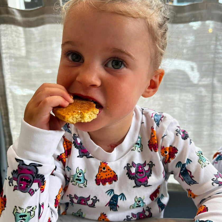 The Organic Long Sleeve Pajama Set [Monster Mash]