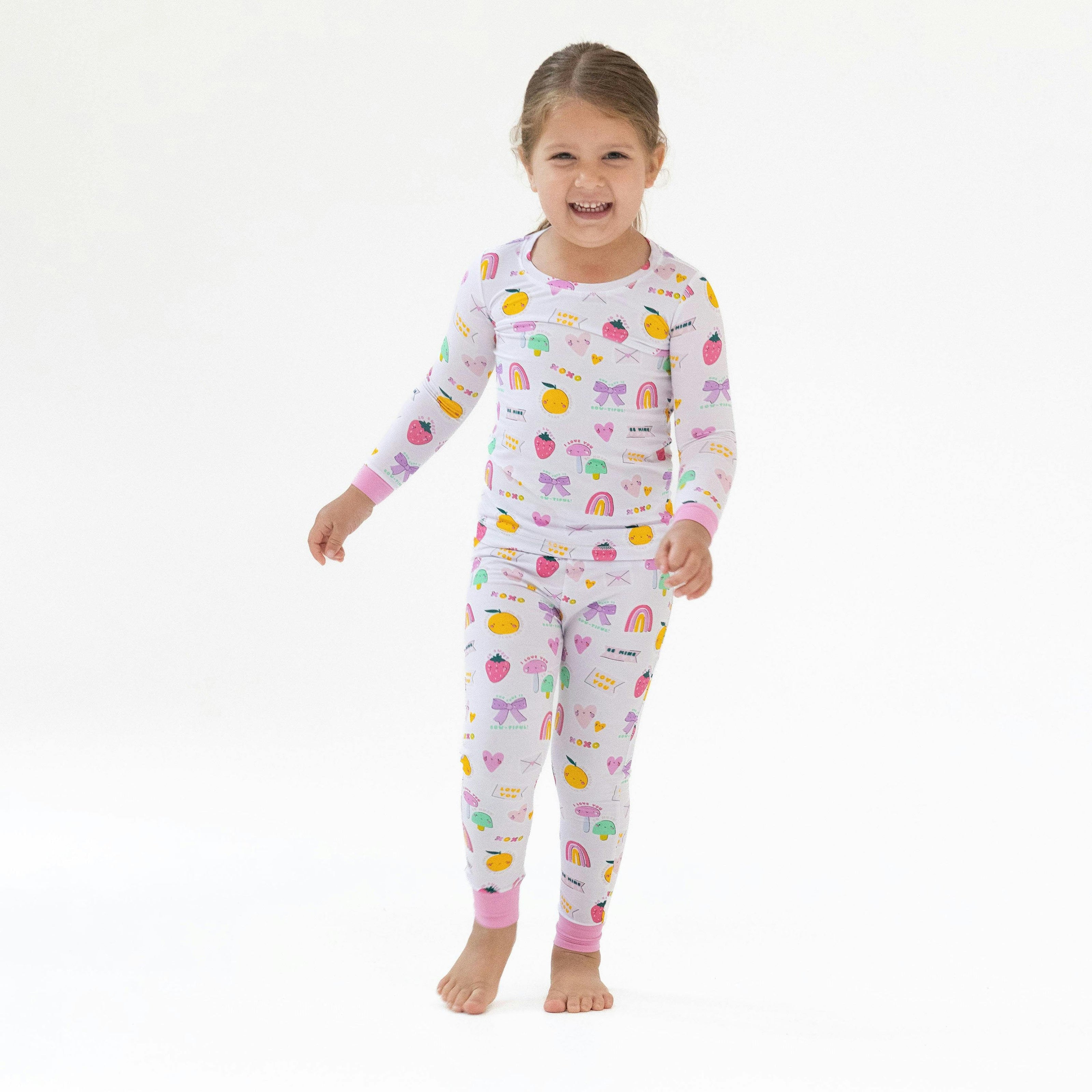 My Funny Valentine - Pink - Long Sleeve Loungewear Set
