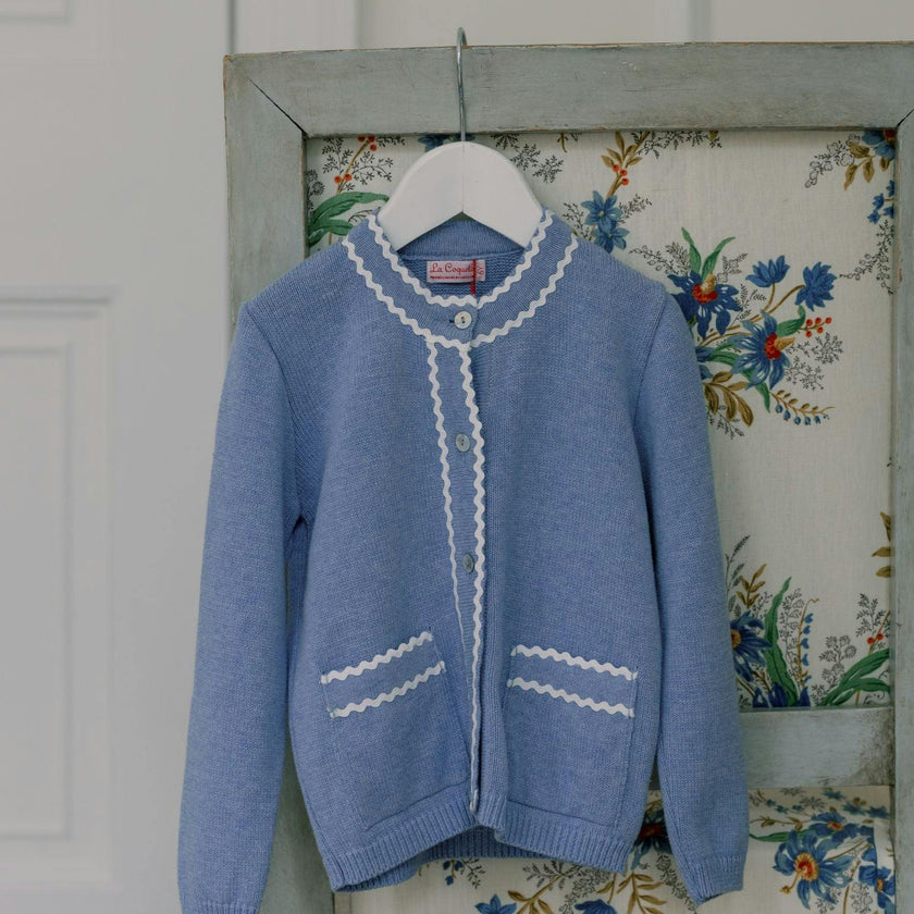 Blue Alegria Cotton Girl Cardigan