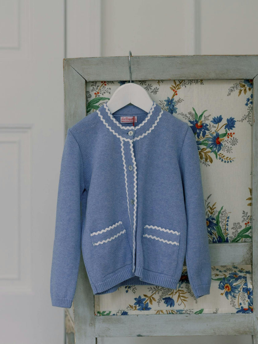 Blue Alegria Cotton Girl Cardigan