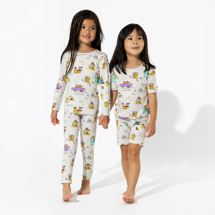 Garfield & Friends Bamboo Kids Pajama Short Set