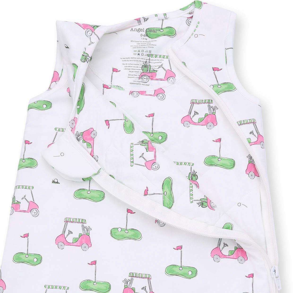 Golf Carts Pink - Sleep Bag
