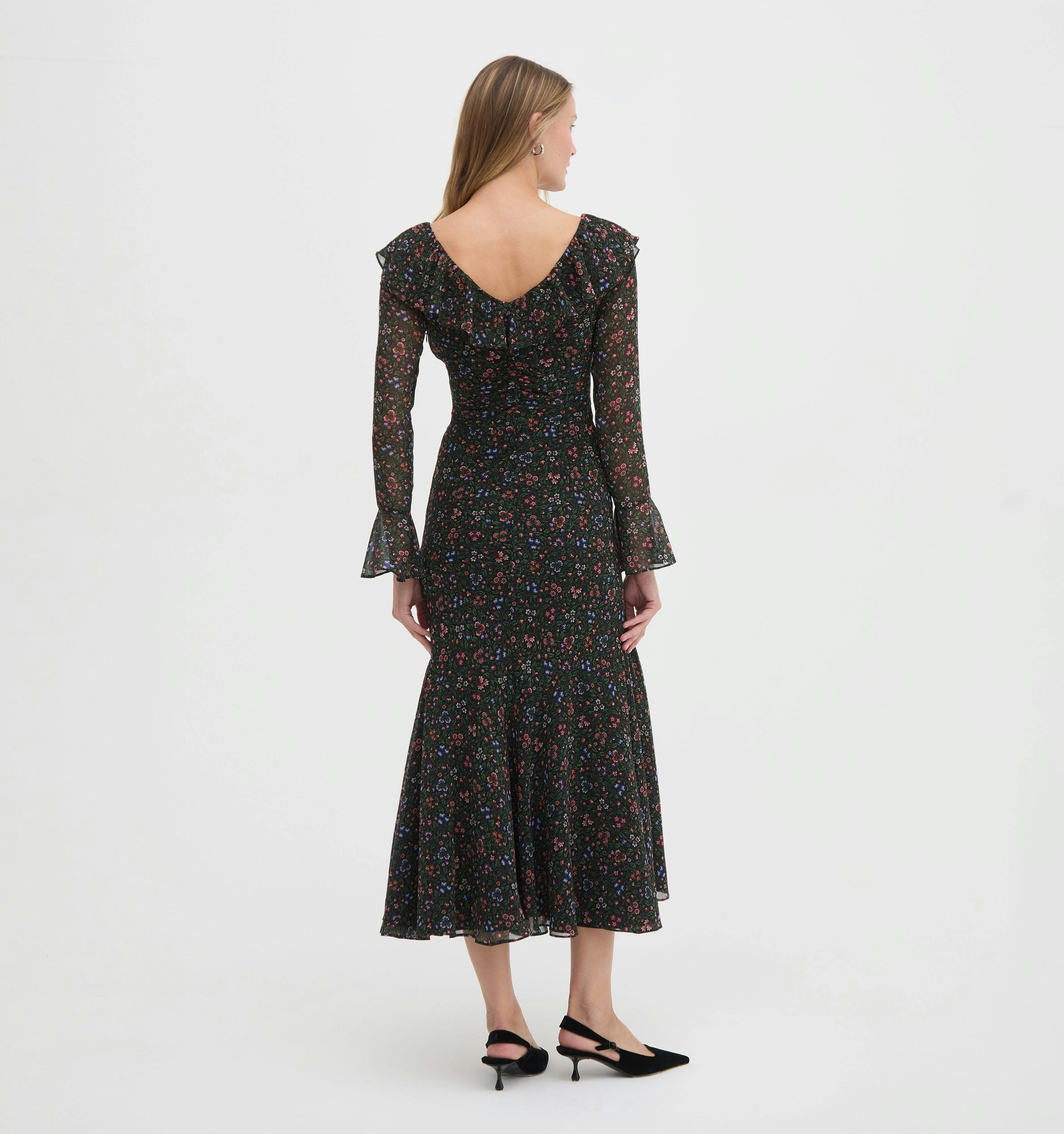 The Edwina Dress - Woodland Floral