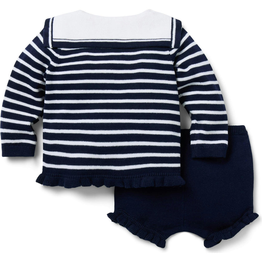 Baby Sailor Striped Matching Set