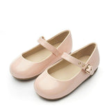 Eva Pu Minimalist Gold Buckle Shoes