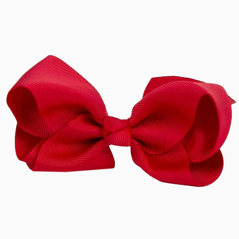 Extra Large Bow Hair Clip in Ruby