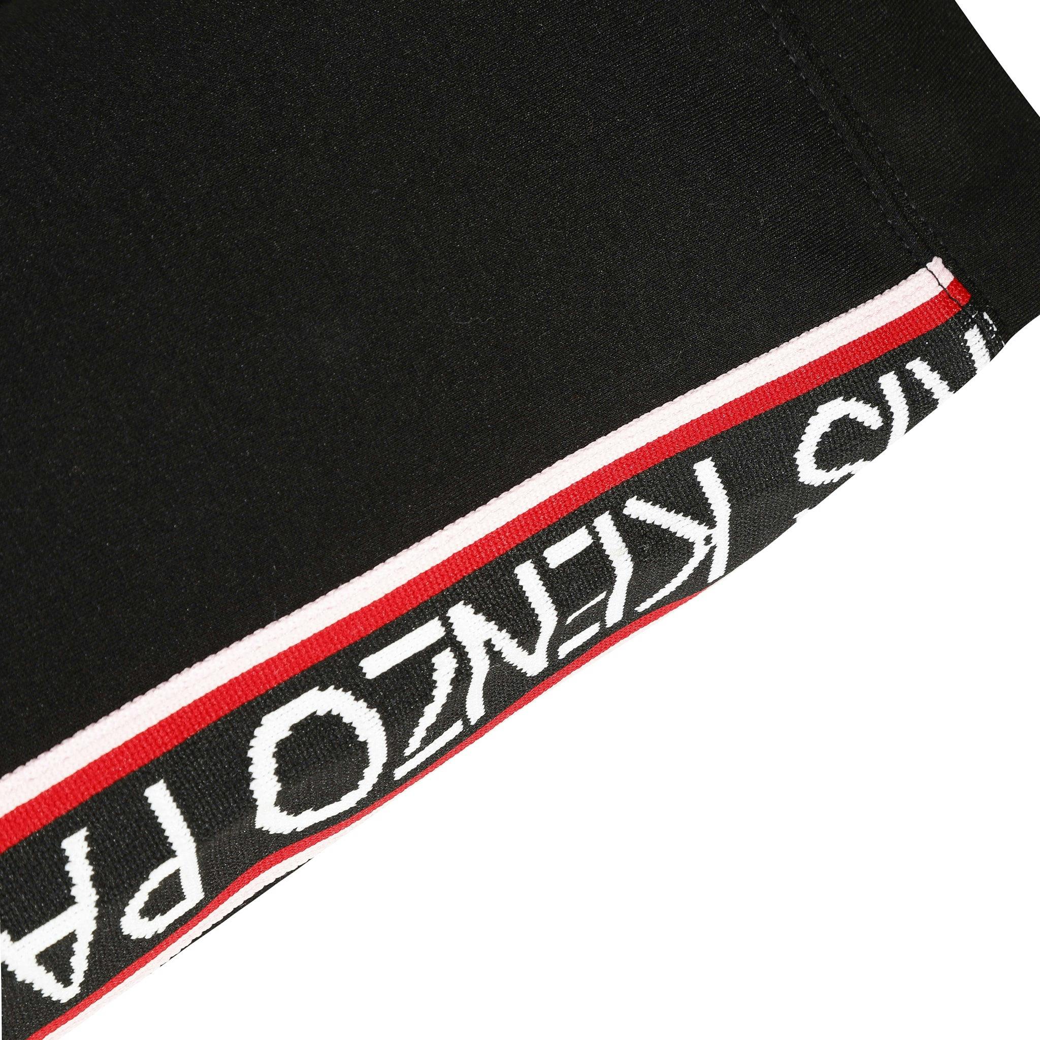 KENZO KIDS Black Side Stripe Leggings